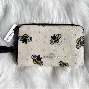COACH Bee Print Wallet